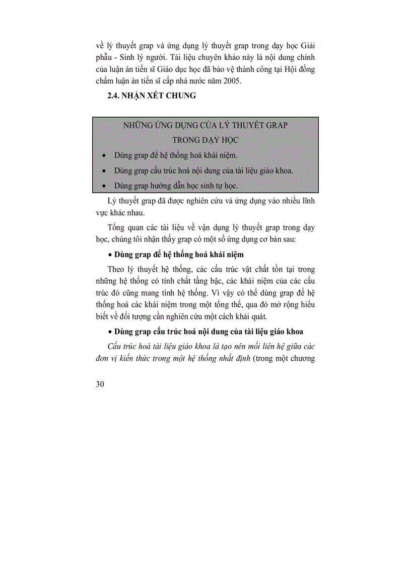 image for page Phương pháp Grap trong dạy học sinh học