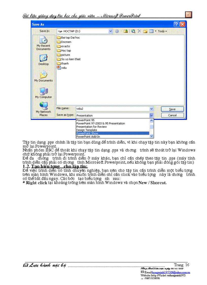 image for page Powerpoint 2003