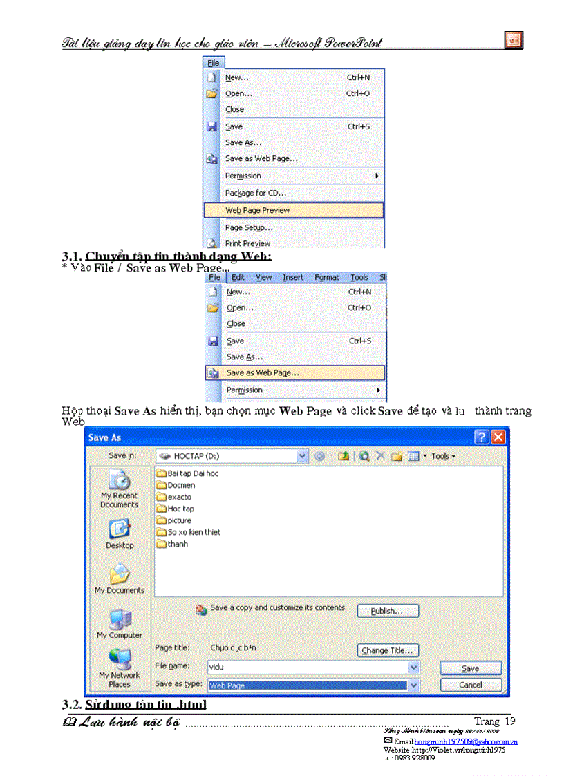 image for page Powerpoint 2003