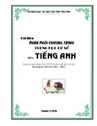PPCT tiếng Anh THCS tỉnh Trà Vinh đã giảm tải