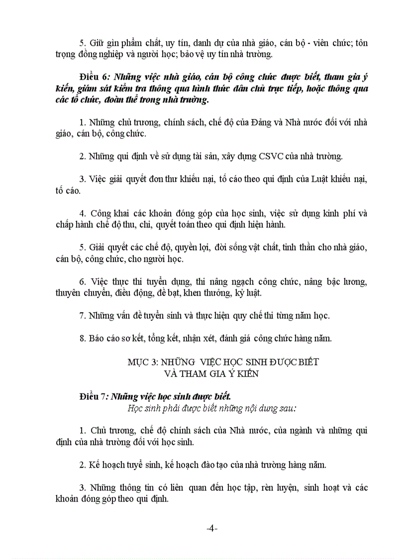 image for page QC dân chủ trong nhà trường