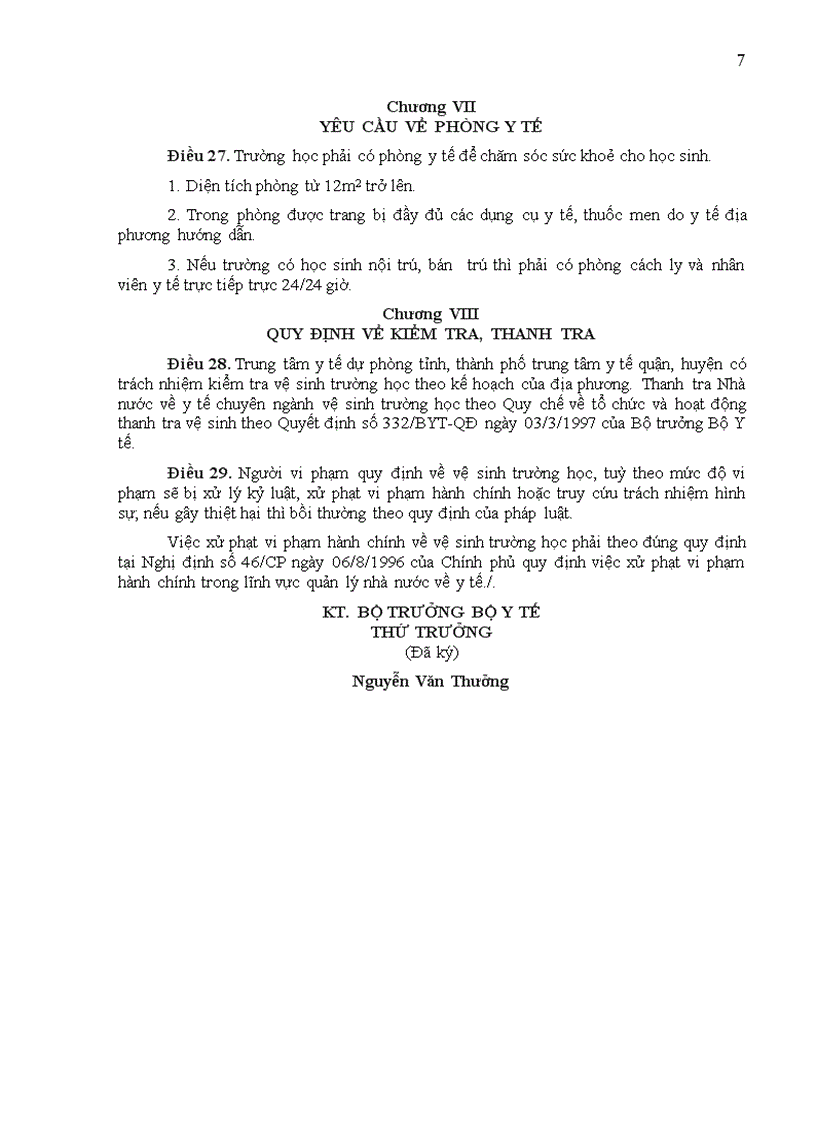 image for page QĐ 1221 Bộ Y tế Vệ sinh trường học