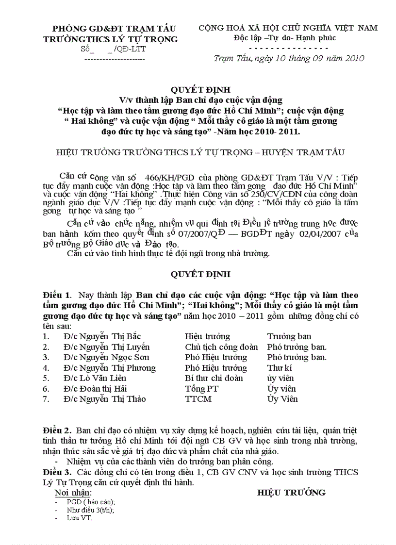 image for page QĐ thành lập BCĐ các cuộc vận động