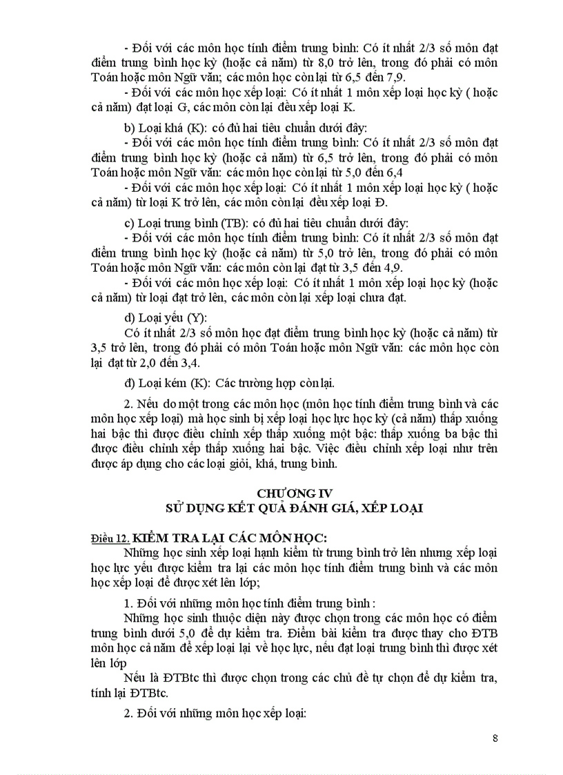 image for page QD 40 Danh gia THCS