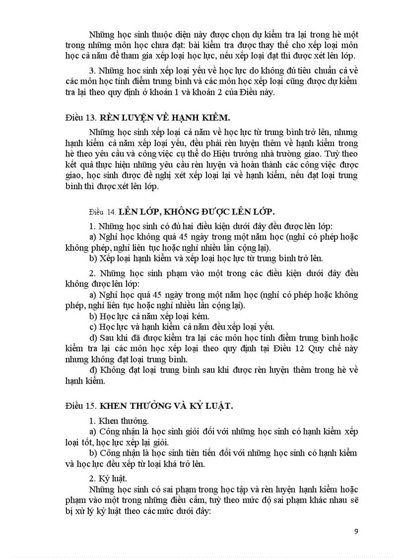 image for page QD 40 Danh gia THCS