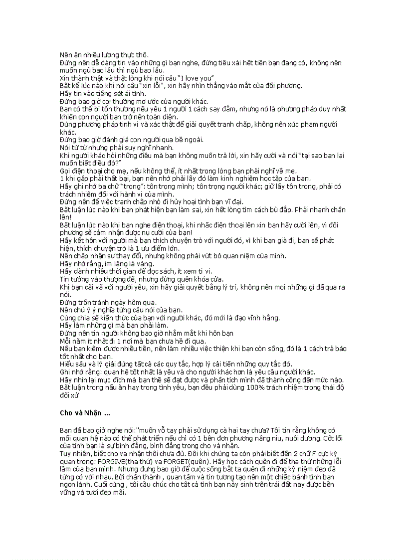 image for page Quà tặng cuộc sống very hay và ý nghĩa