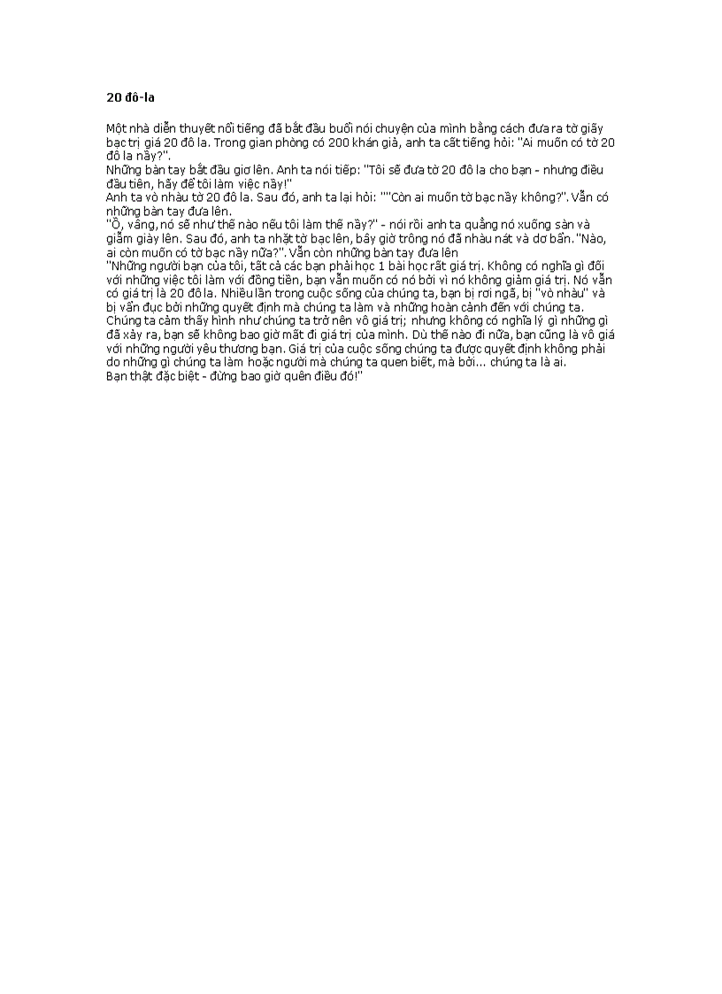 image for page Quà tặng cuộc sống very hay và ý nghĩa