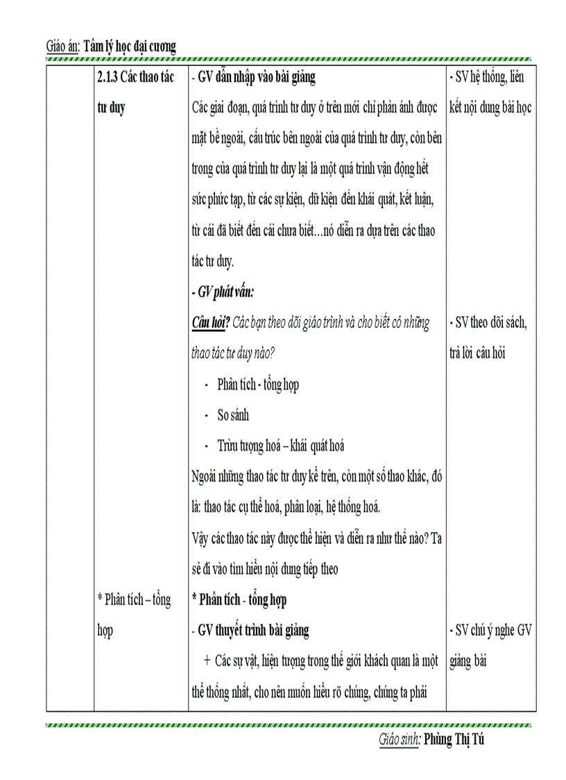 image for page Quá trình thao tác của tư duy