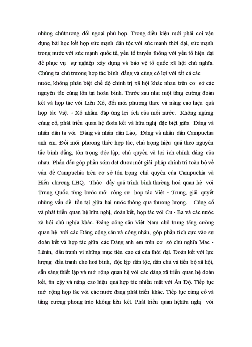 image for page Quan hệ quốc tế Việt Nam thời kì đổi mới