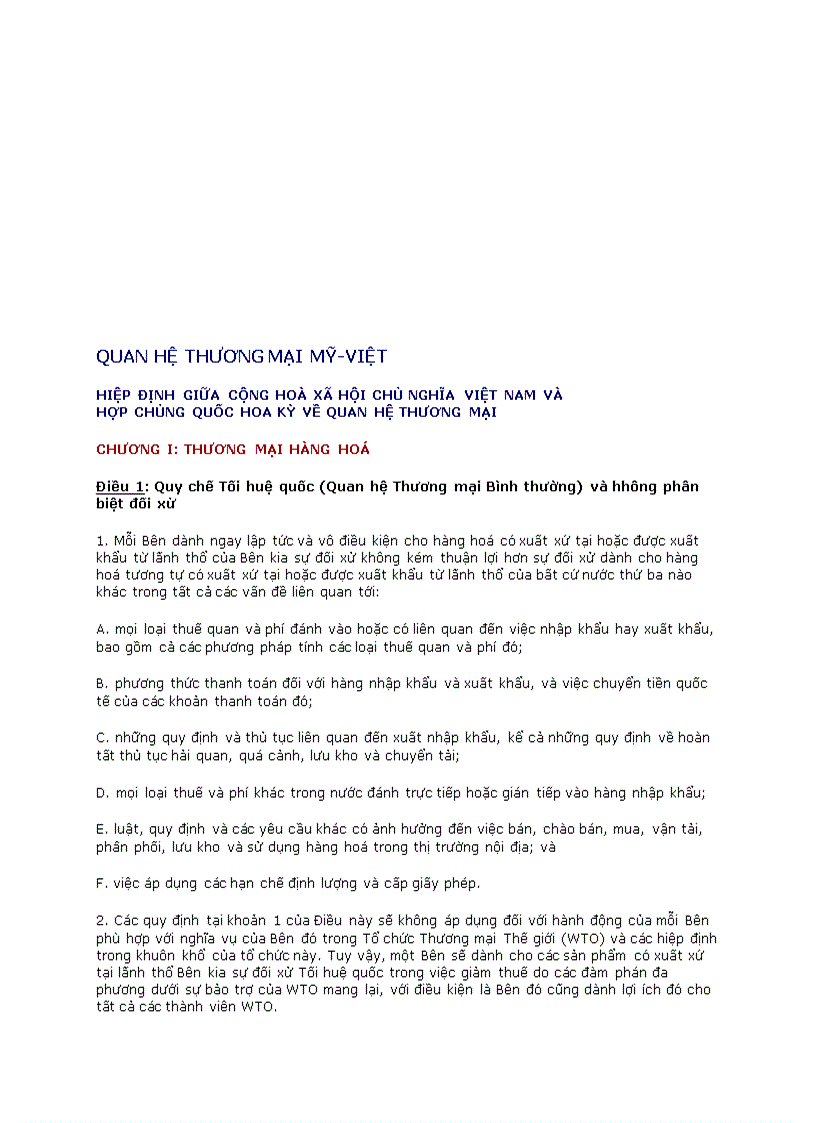 image for page Quan hệ thương mại Mỹ Việt