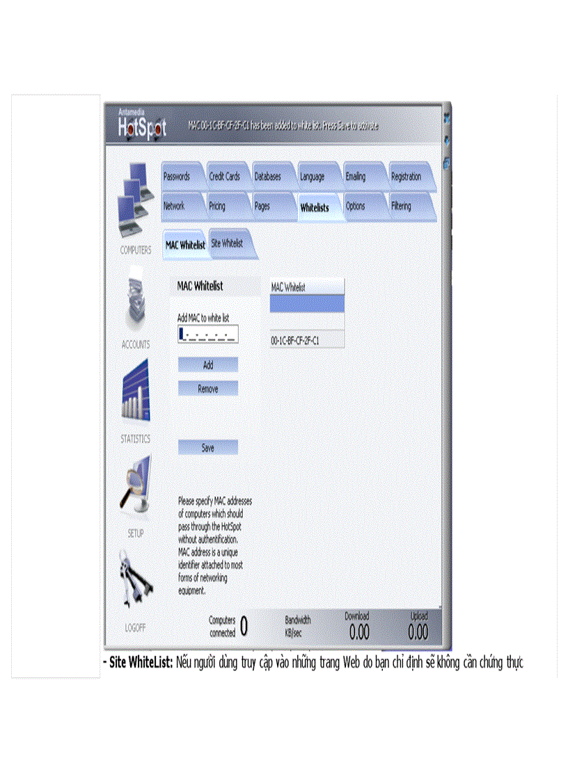 image for page Quản lý kết nối Internet không dây với Wireless Gateway Antamedia