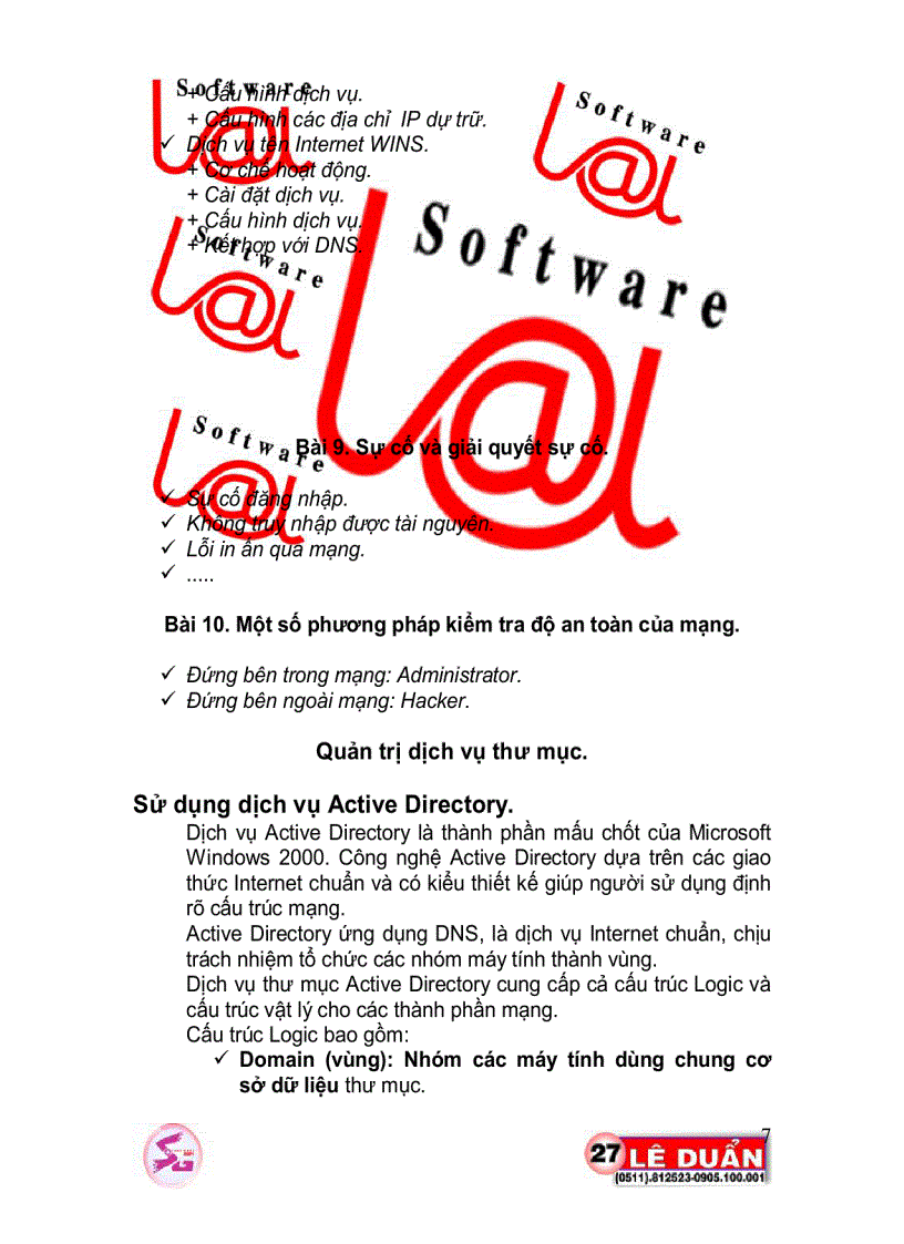 image for page Quản trị mạng Win 2000