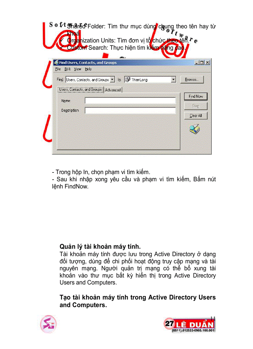 image for page Quản trị mạng Win 2000