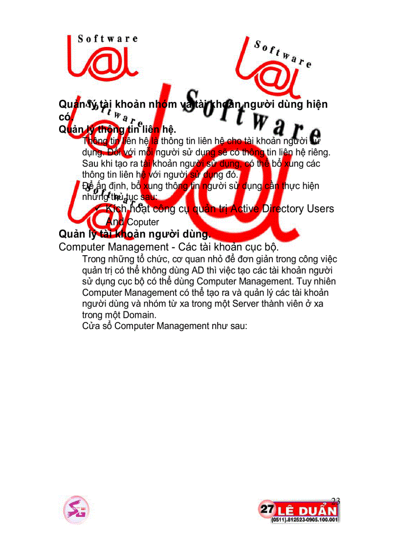image for page Quản trị mạng Win 2000