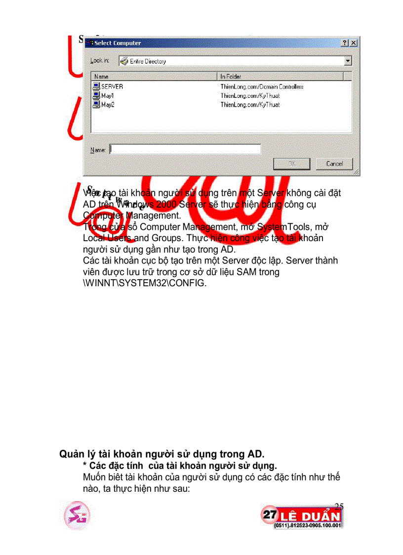 image for page Quản trị mạng Win 2000