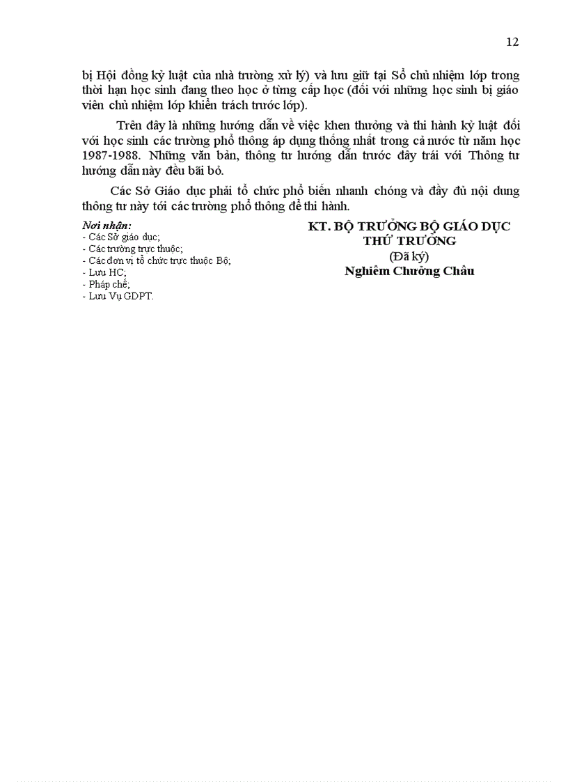 image for page Qui chế Khen thưởng Kỷ luật học sinh