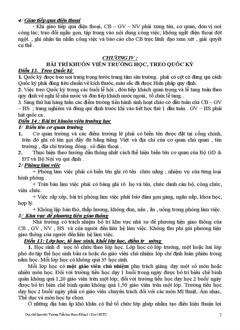 image for page Qui che lam viec cua truong nam 2010 2011