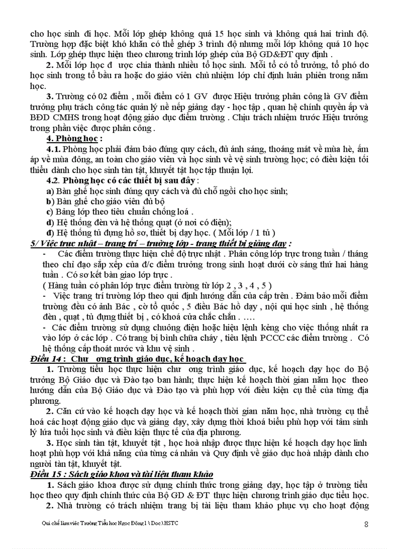 image for page Qui che lam viec cua truong nam 2010 2011