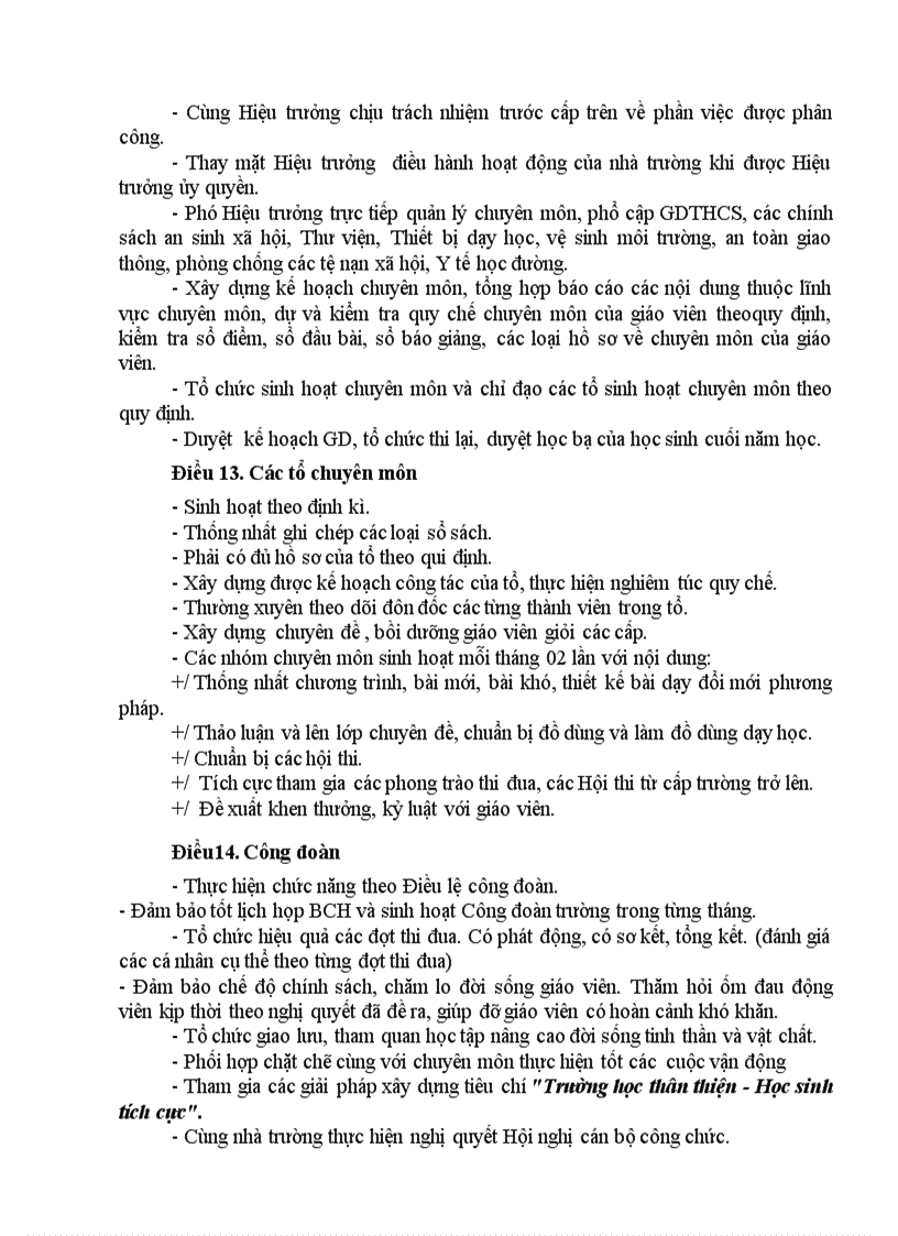 image for page Qui chế làm việc trường thcs