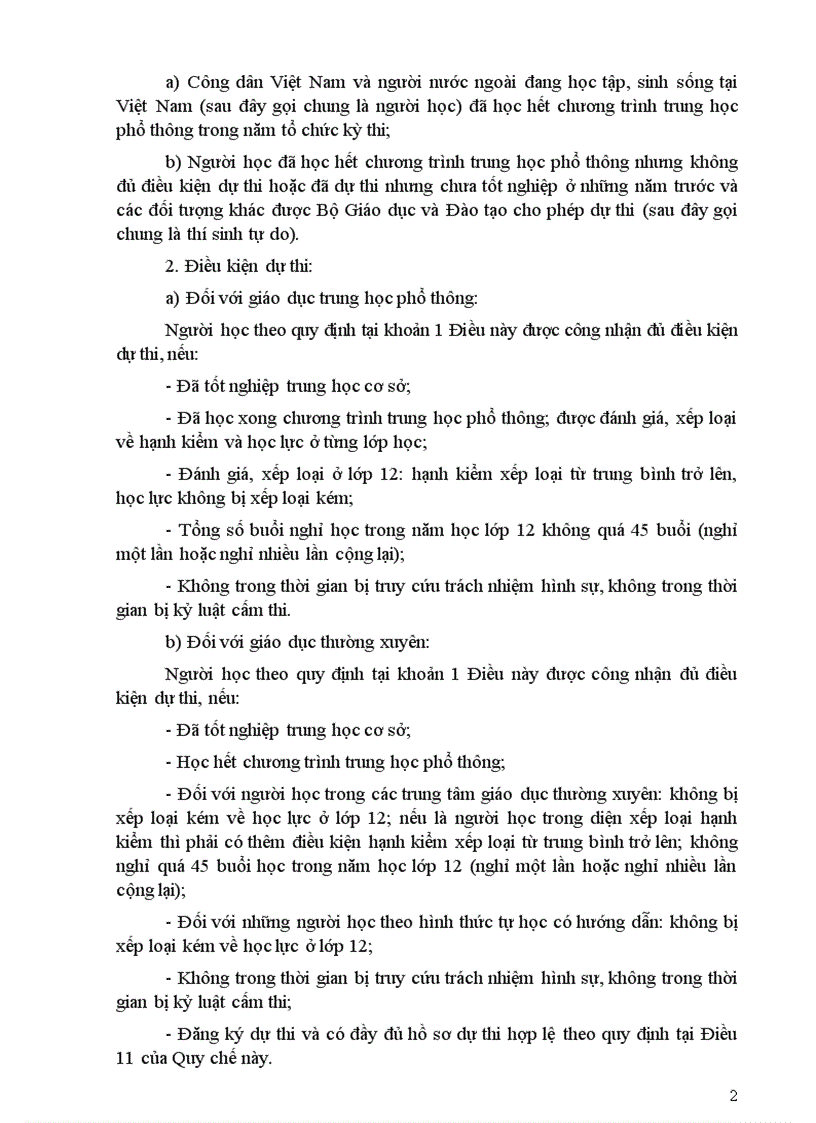 image for page Qui che thi tot nghiep THPT 2009 Bo GD DT 1