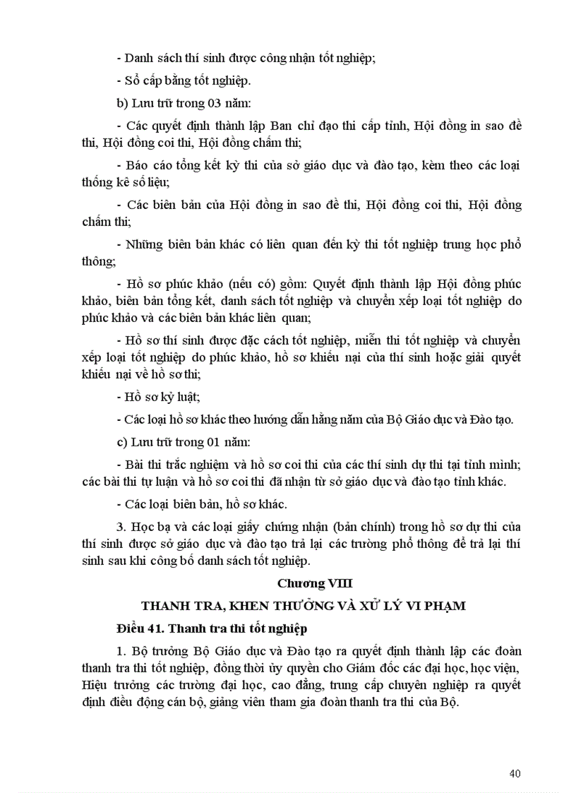 image for page Qui che thi tot nghiep THPT 2009 Bo GD DT 1