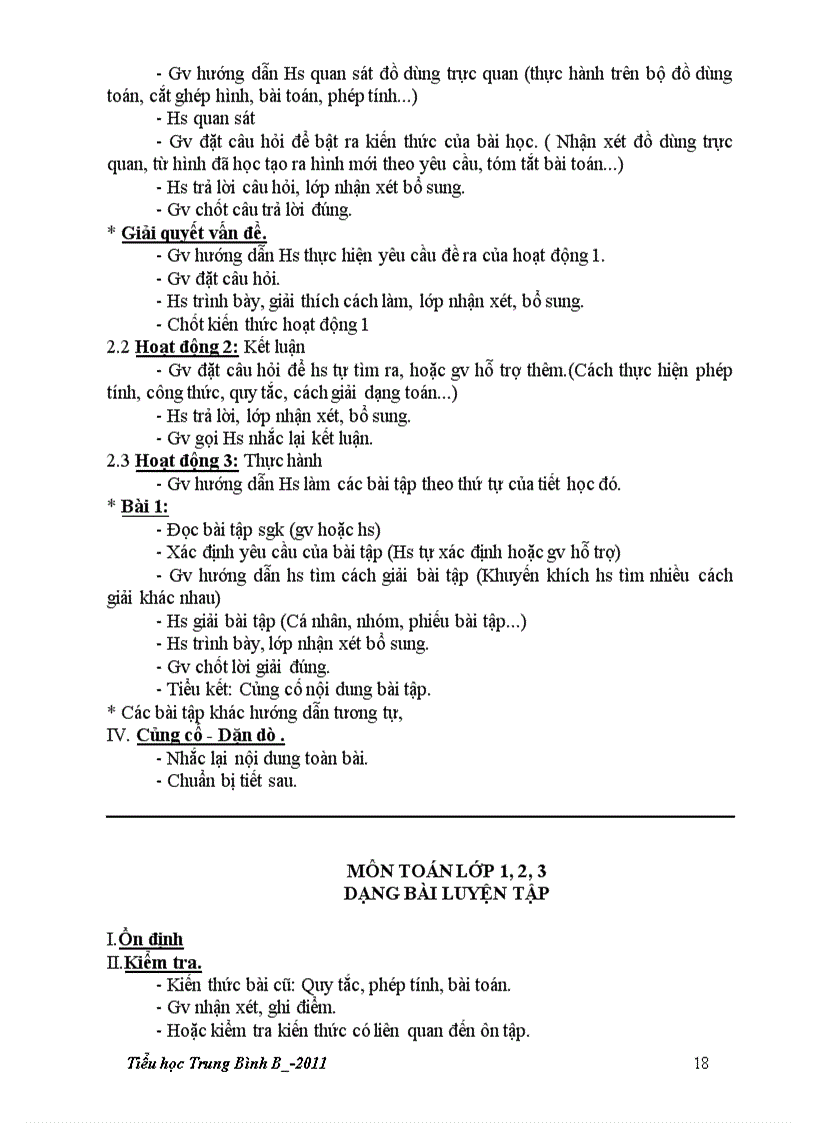 image for page Qui trinh day cac mon hoc o th