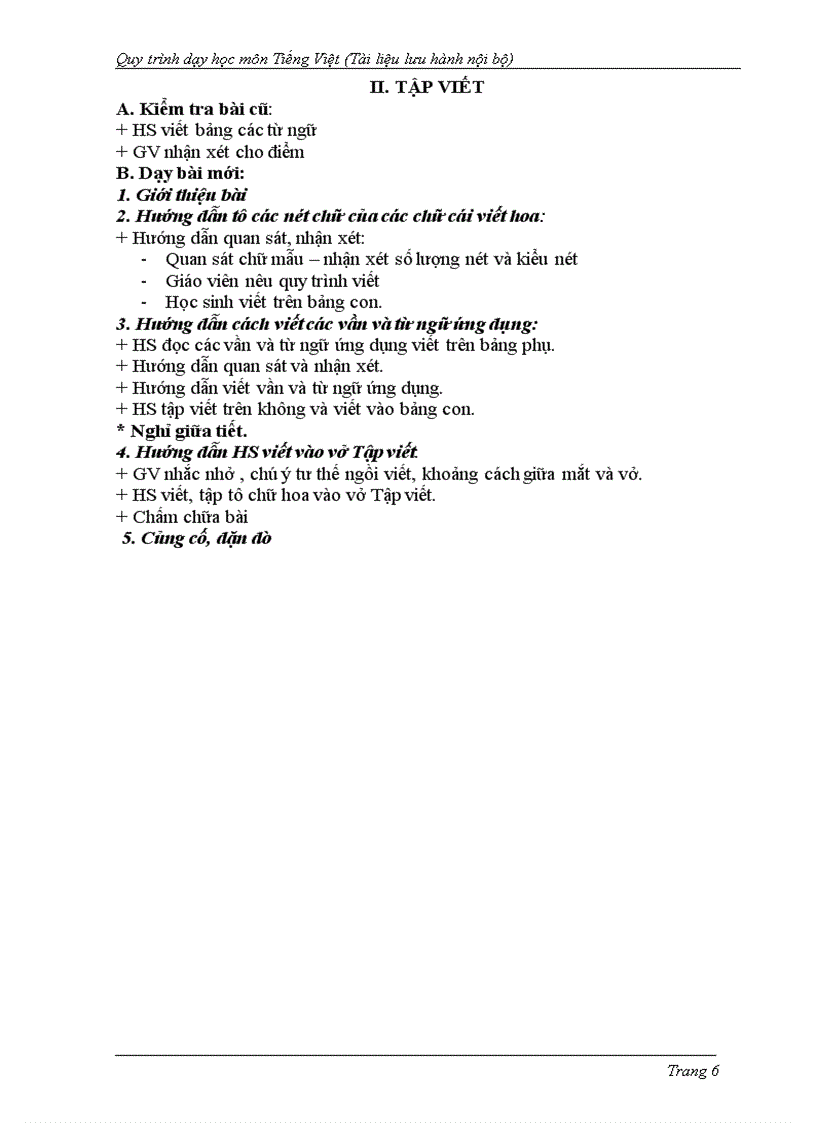 image for page Qui trình dạy các phân môn Tiếng Việt Tiểu học