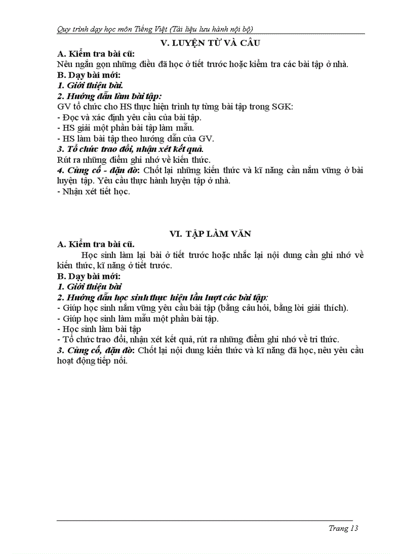 image for page Qui trình dạy các phân môn Tiếng Việt Tiểu học