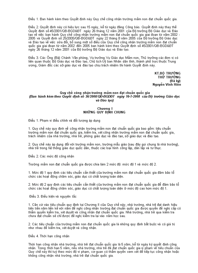 image for page Quy che cong nhạn trương MN dat chuan Quóc gia 1