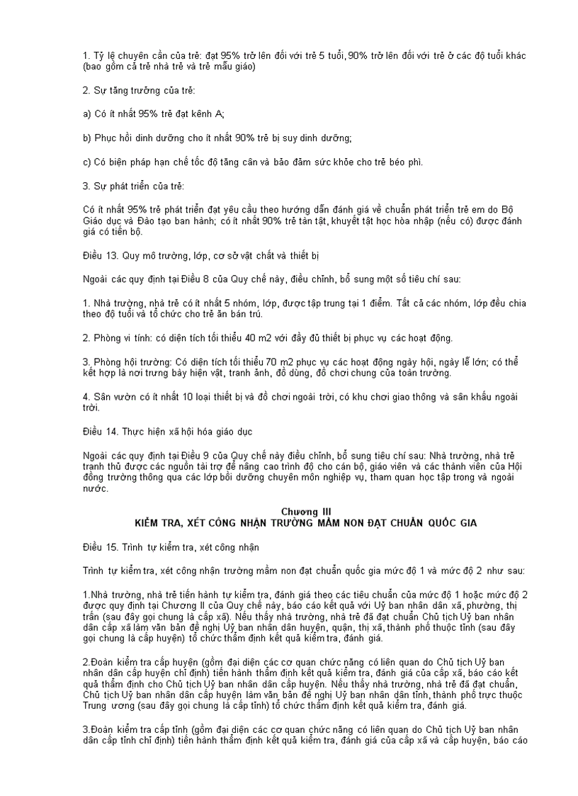 image for page Quy che cong nhạn trương MN dat chuan Quóc gia 1