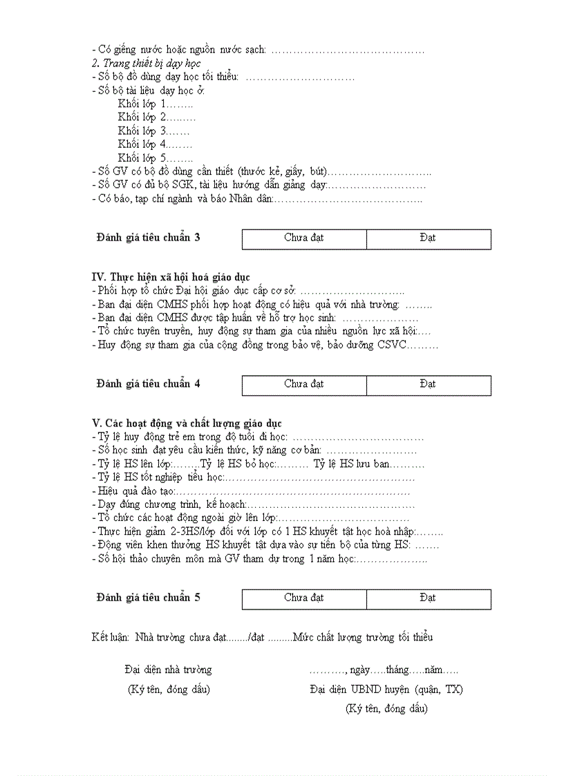 image for page Quy chế công nhận trường Tiểu học đạt chuẩn Quốc gia