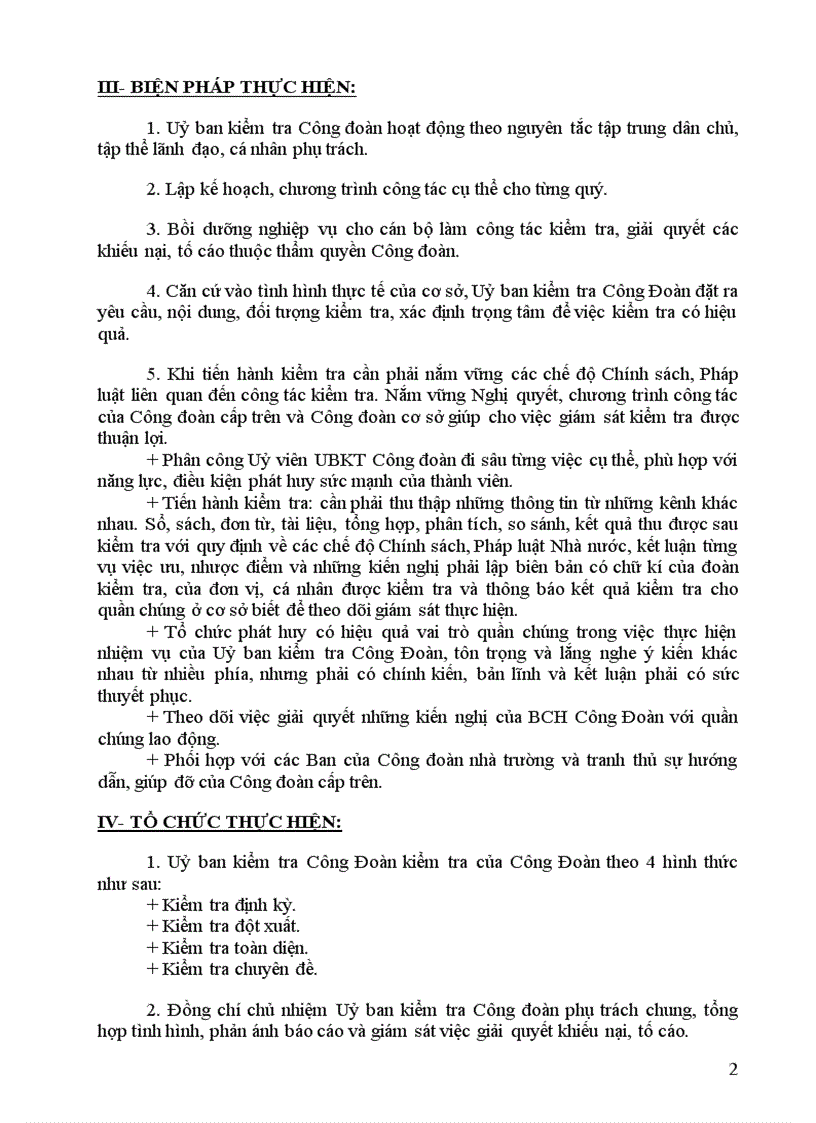 image for page Quy che hoat dong cua UBKT cong doan