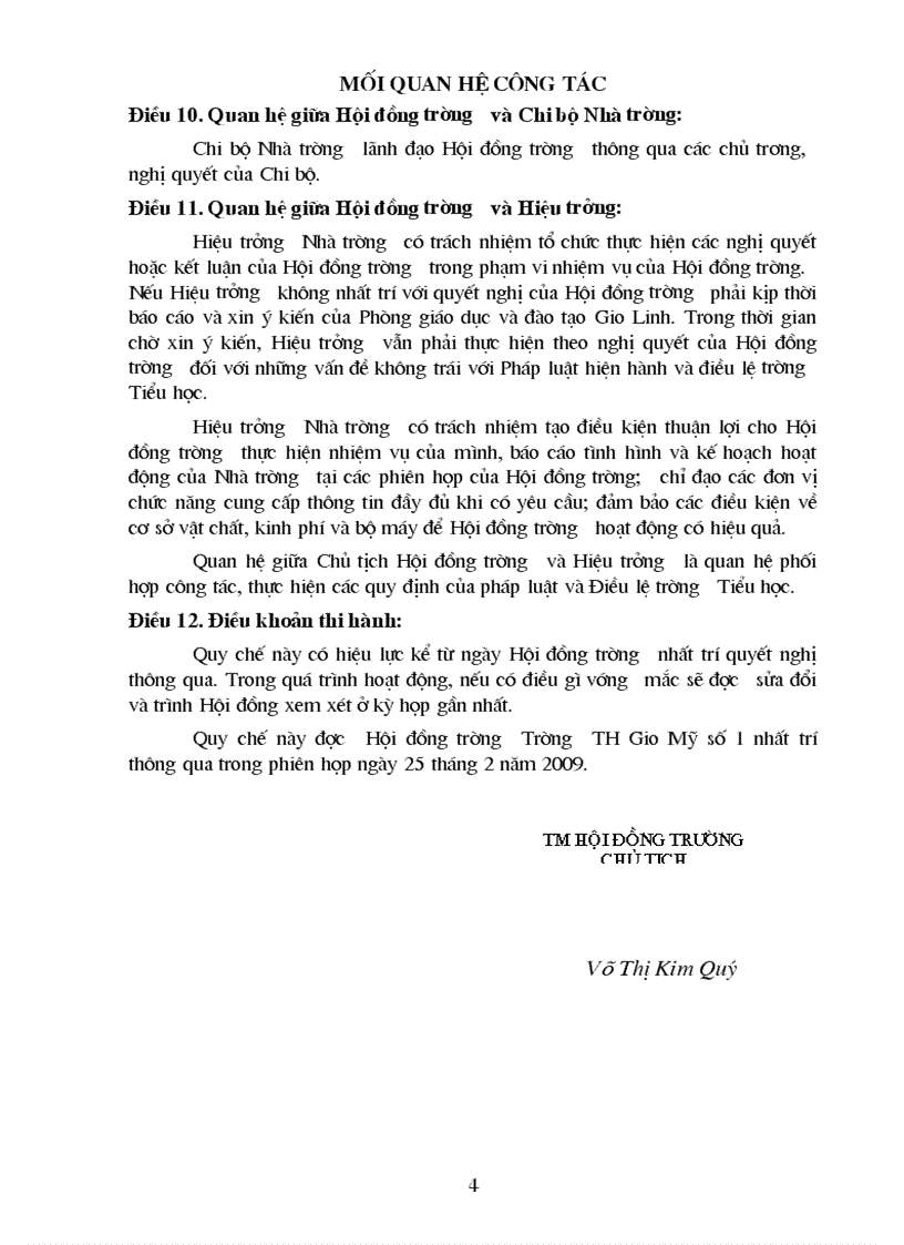 image for page Quy chế hội đồng trường