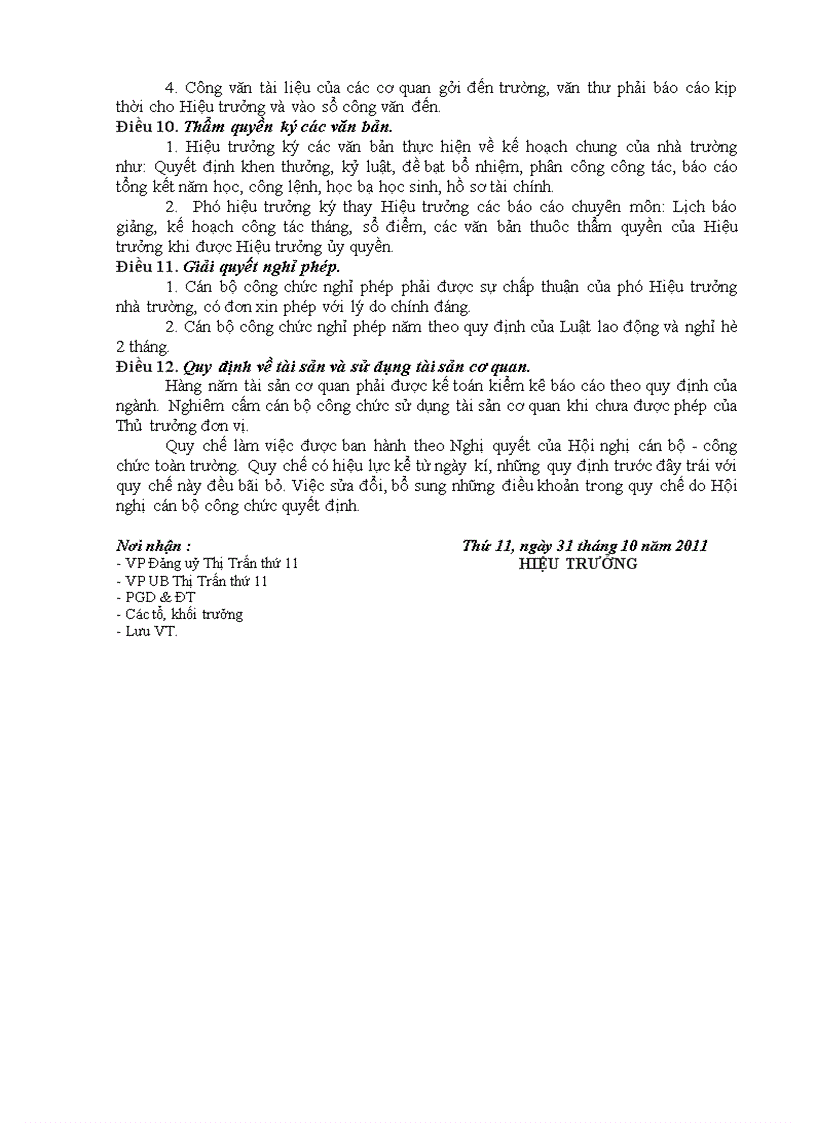 image for page Quy chế làm việc 2011 2012