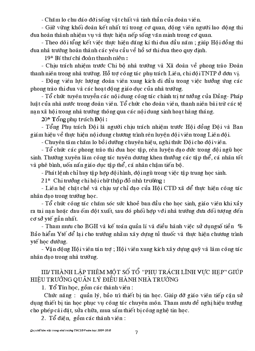 image for page Quy chế làm việc của trường