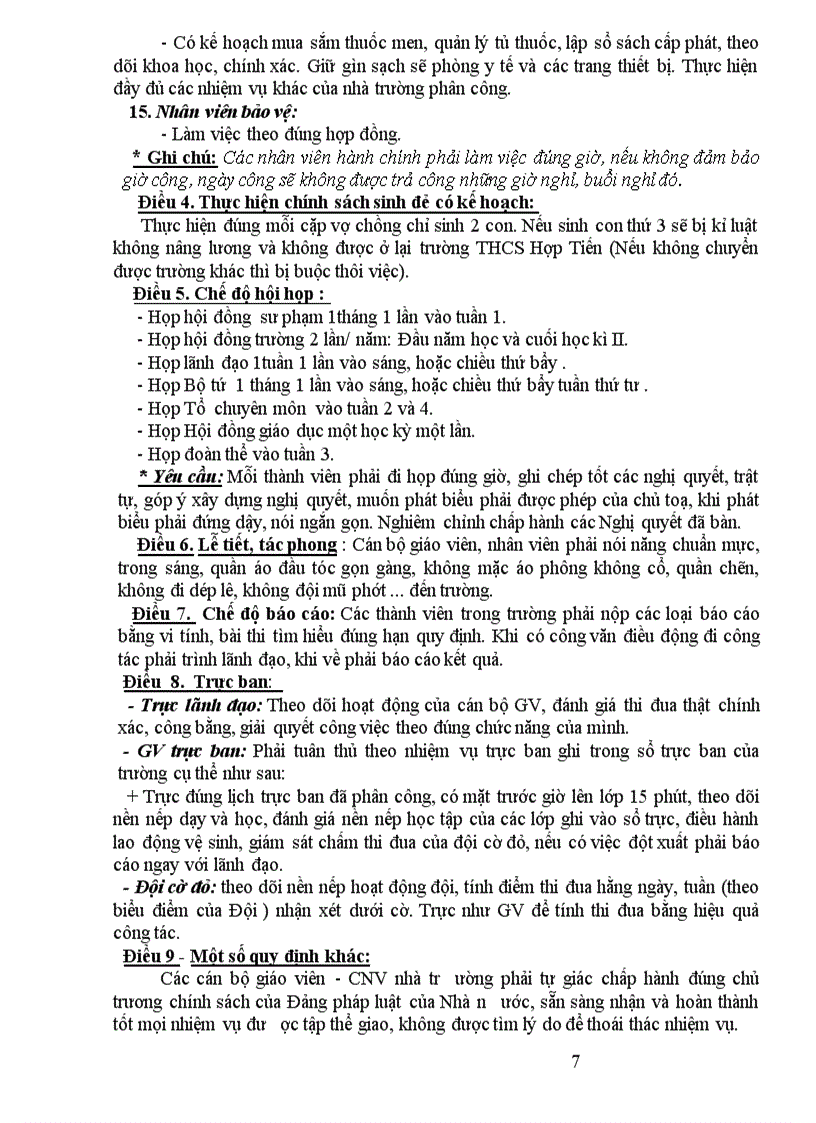 image for page Quy chế làm việc năm học 2010 2011