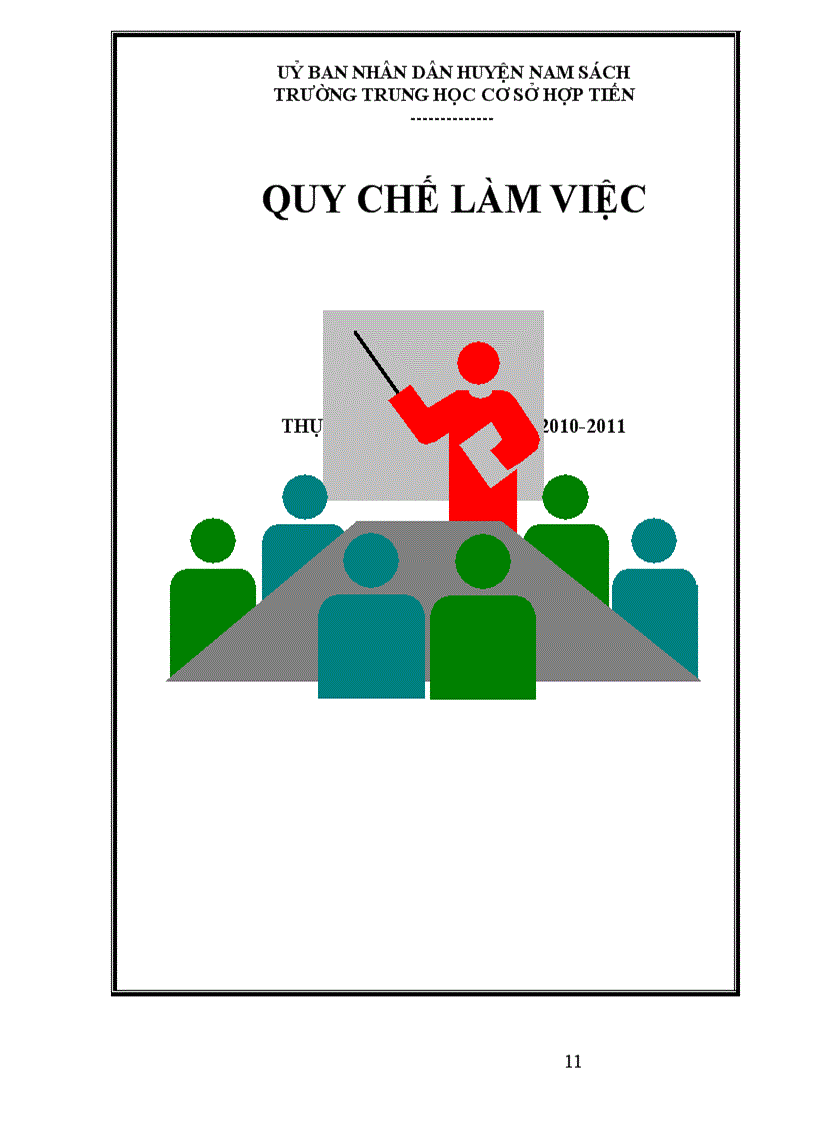 image for page Quy chế làm việc năm học 2010 2011