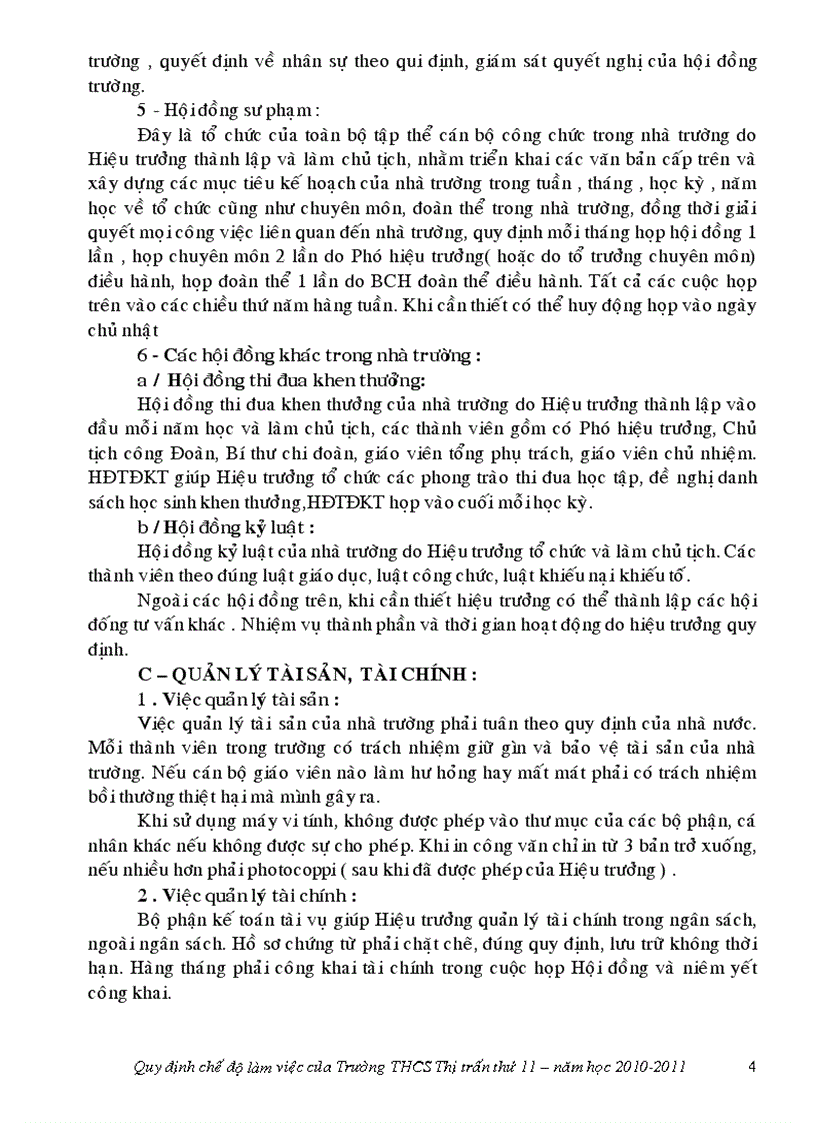 image for page Quy che lam viec THCS TT