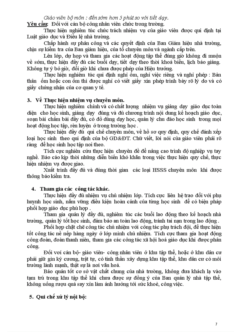 image for page Quy che lam viec trong noi bo nha truong