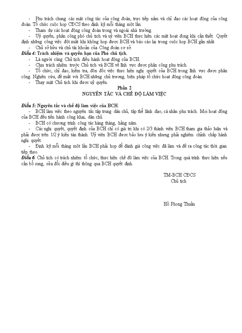 image for page Quy chế phối hợp BGH BCH Công đoàn