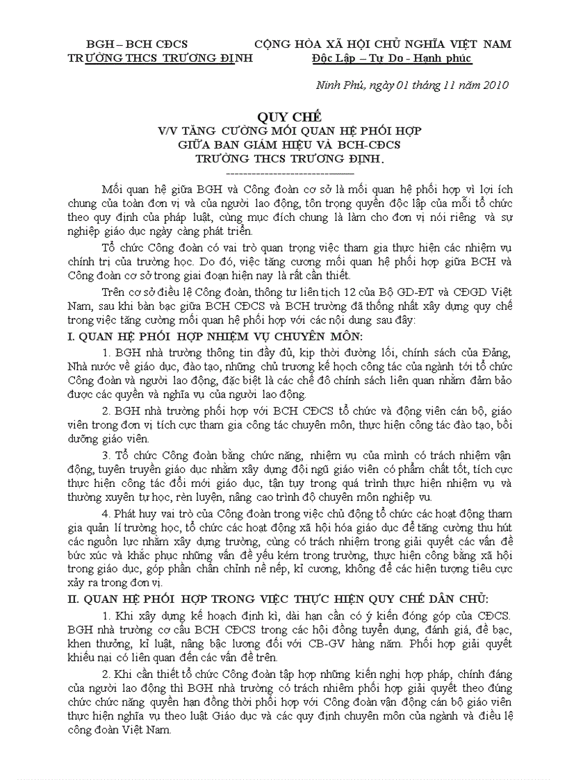 image for page Quy chế phối hợp bgh bch