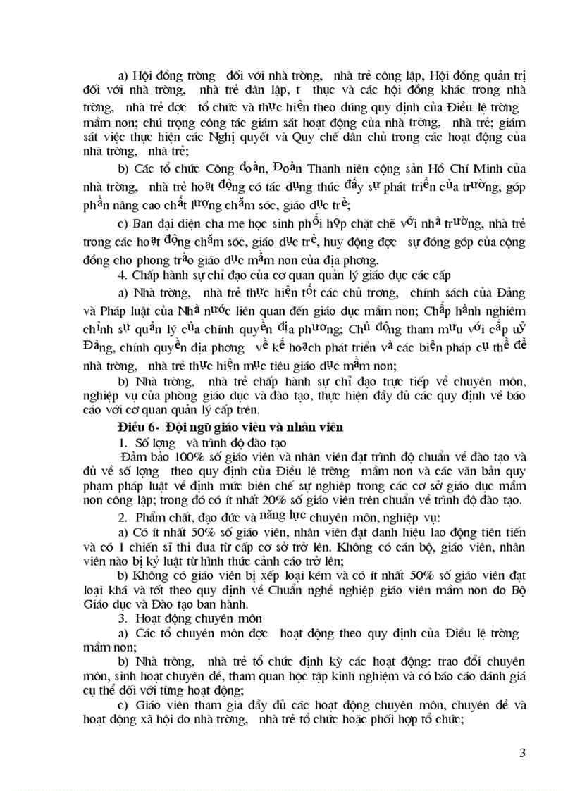 image for page Quy chế trường MN đạt chuẩn