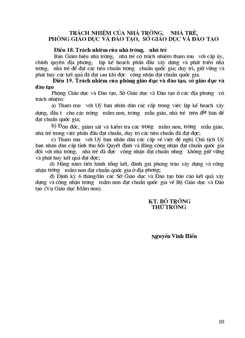 image for page Quy chế trường MN đạt chuẩn