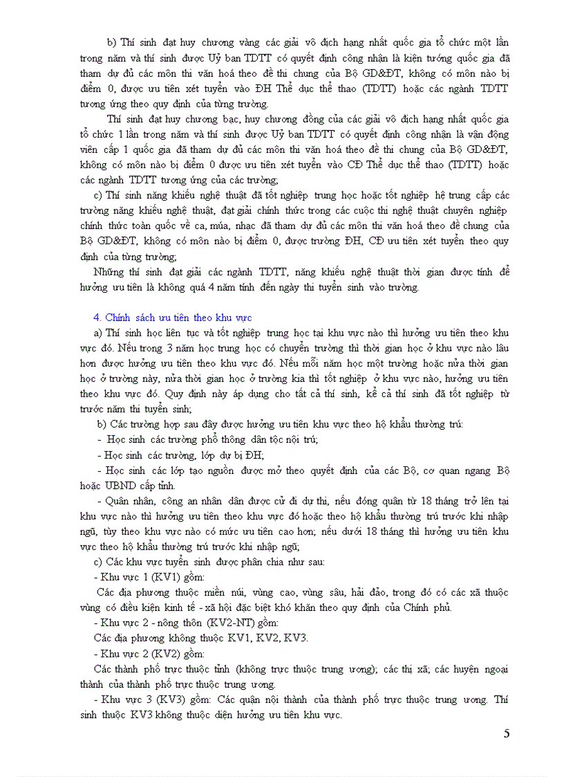 image for page Quy chế Tuyển sinh dành cho học sinh