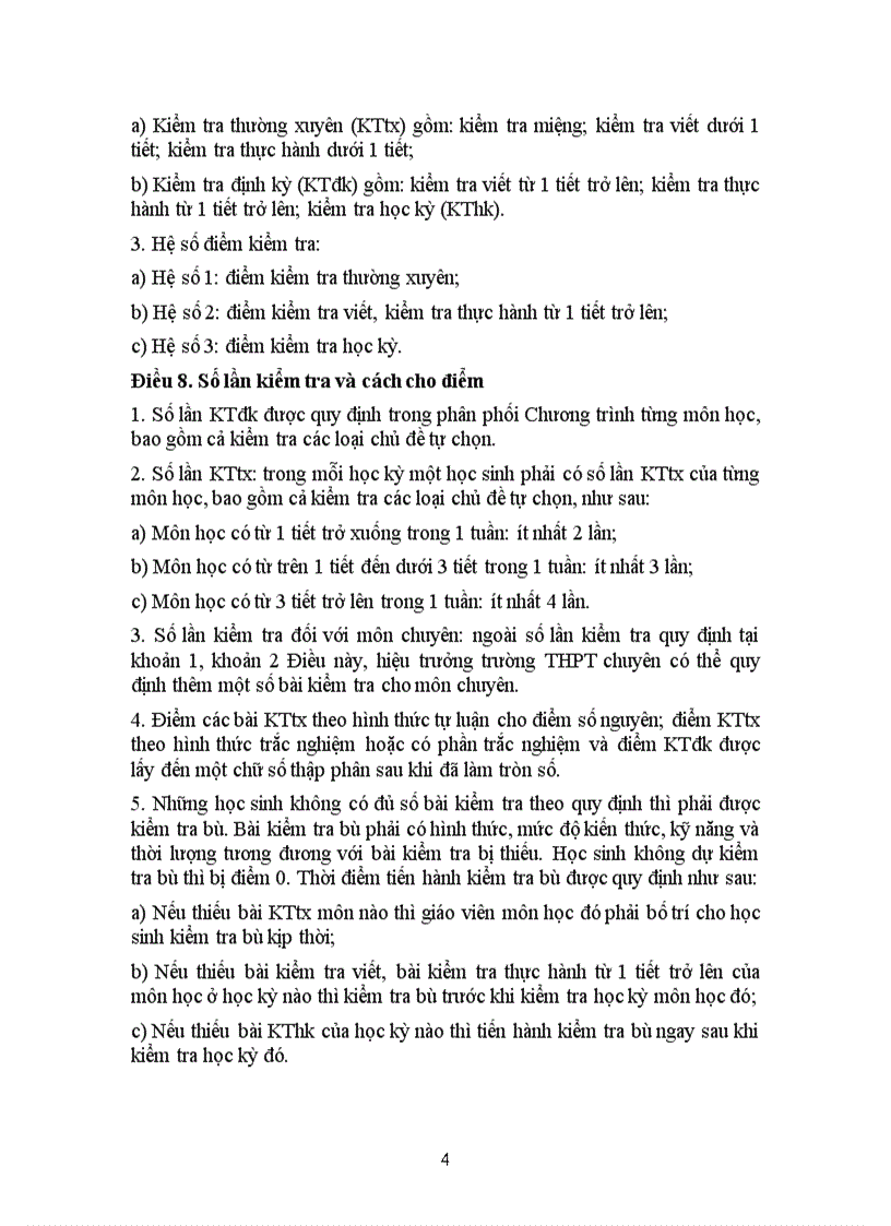 image for page Quy che xep loai hoc sinh