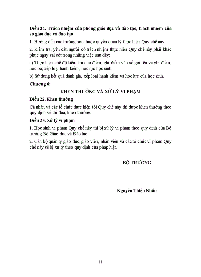 image for page Quy che xep loai hoc sinh