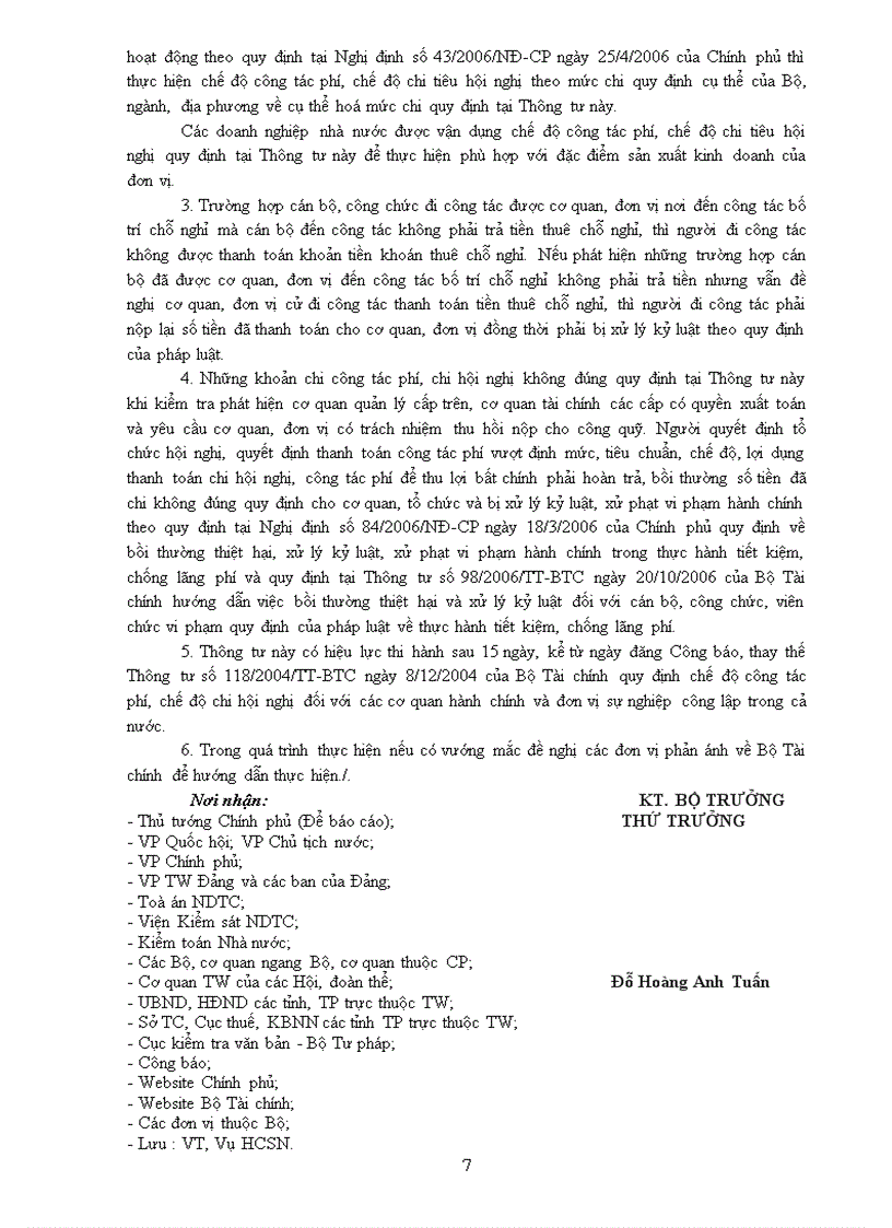 image for page Quy định chế độ công tác phí chế độ chi tổ chức các cuộc hội nghị đối với các cơ quan nhà nước và đơn vị sự nghiệp công lập
