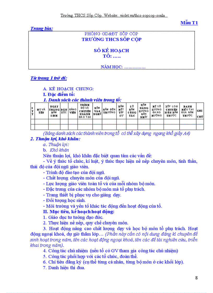 image for page Quy định đánh giá HSTCM GV THCS Sốp Cộp