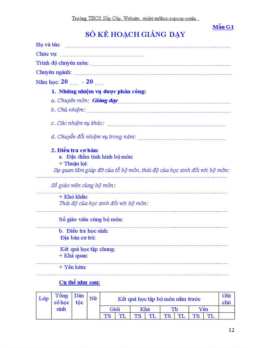 image for page Quy định đánh giá HSTCM GV THCS Sốp Cộp