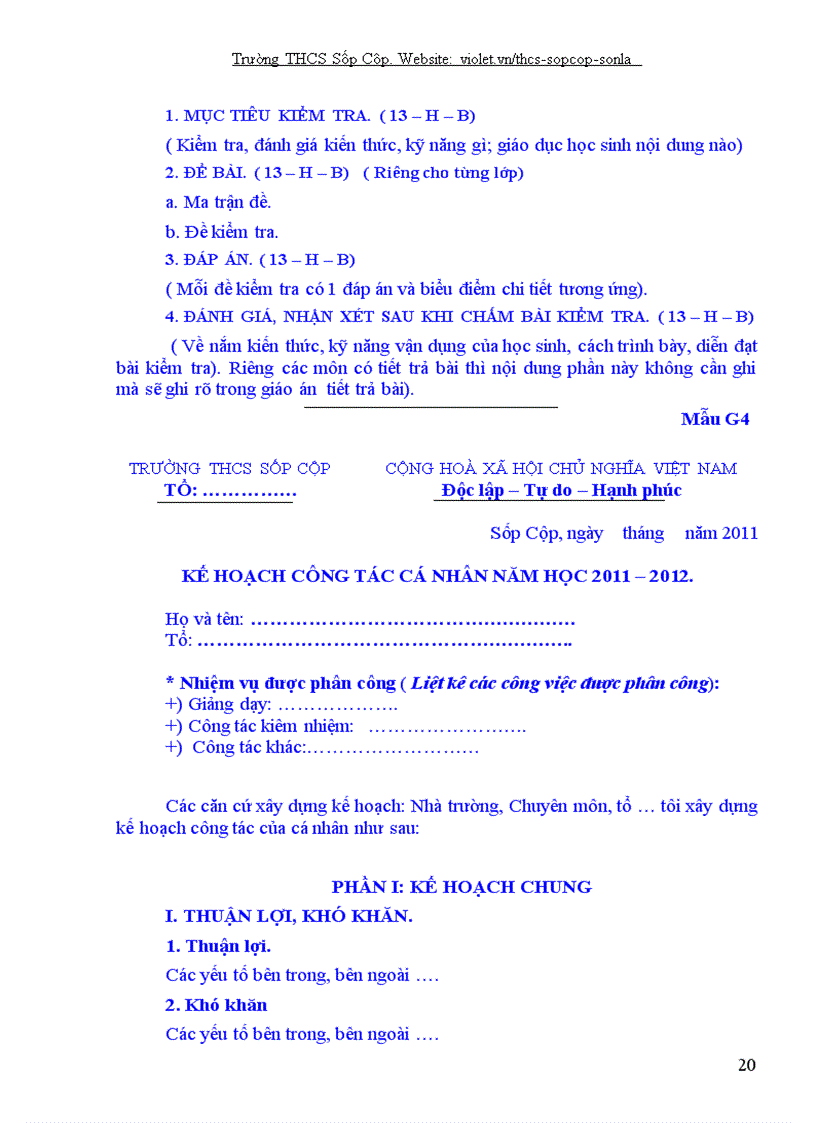 image for page Quy định đánh giá HSTCM GV THCS Sốp Cộp